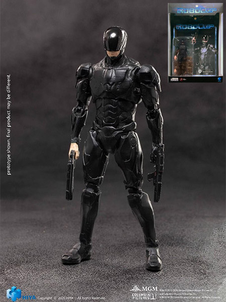 Hiya Toys RoboCop 2014 Black RoboCop Action Figure
